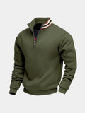 Pull Col Montant Rayé Regent - Cross & Crown