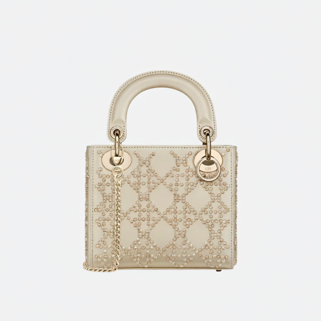 MINI LADYWITH PEARL EMBROIDERY